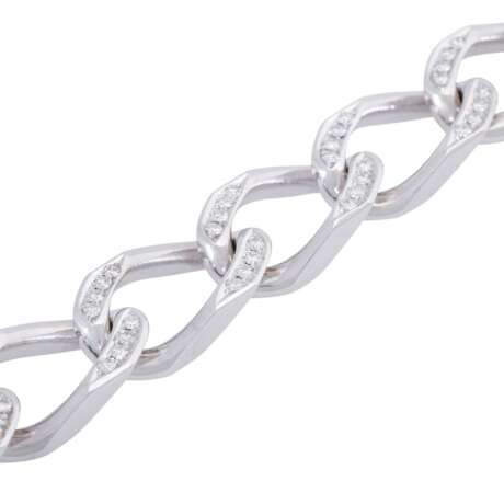 Tank bracelet with diamonds total approx. 2.2 ct, - photo 4