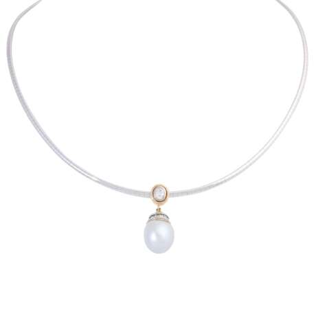 Necklace and pendant with South Sea pearl - photo 1