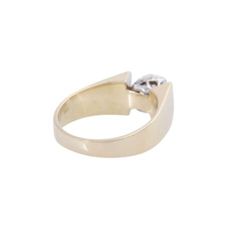 Ring with diamond ca. 0,7 ct, - Foto 3