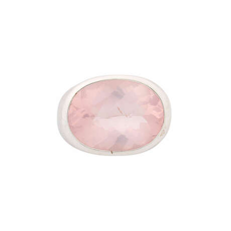 Ring with faceted rose quartz - Foto 2