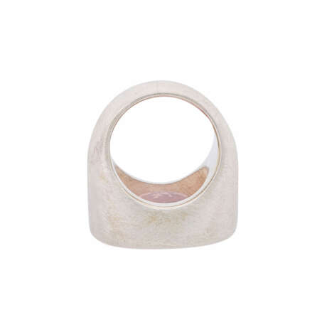 Ring with faceted rose quartz - Foto 4