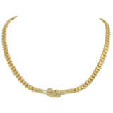 Necklace with diamonds total ca. 0,5 ct, - photo 1