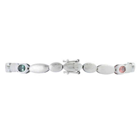 Bracelet with tourmalines total ca. 4,04 ct, - фото 2