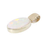 Pendant with oval opal 2x1,5 cm, - photo 2