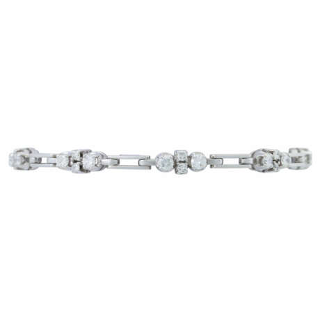 Bracelet with diamonds total ca. 2 ct, - фото 1