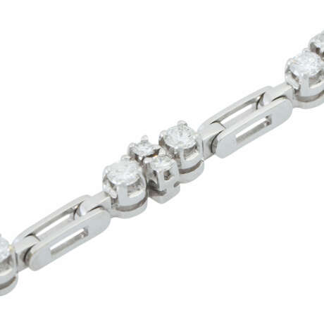 Bracelet with diamonds total ca. 2 ct, - фото 4