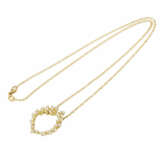 Chain and pendant with diamonds total ca. 0,7 ct, - photo 3