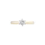Ring with diamond of ca. 0,5 ct, - Foto 2
