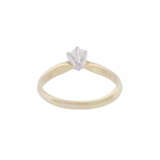 Ring with diamond of ca. 0,5 ct, - Foto 4