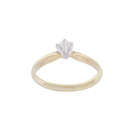 Ring with diamond of ca. 0,5 ct, - Foto 4
