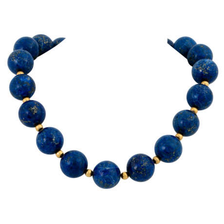 Necklace from lapis lazuli balls - photo 1