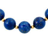 Necklace from lapis lazuli balls - photo 2