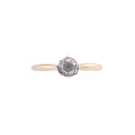 Ring mit Antwerpener Diamantrose ca. 0.25 ct, - Foto 2