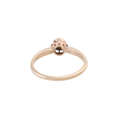 Ring mit Antwerpener Diamantrose ca. 0.25 ct, - Foto 4