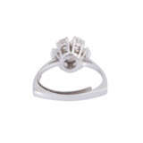 Ring with 7 diamonds total ca. 1,7 ct, - Foto 4