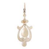 Classicist pendant with diamond roses - фото 2