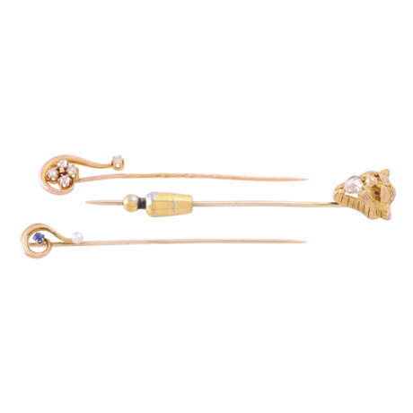 Set of 3 tie pins - фото 1