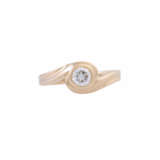 Ring mit Brillant ca. 0.40 ct, - фото 2