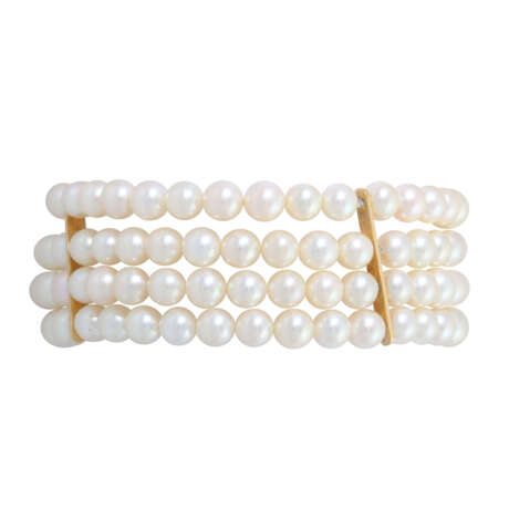 Akoya beads 4 row bracelet - photo 2