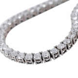 Rivière bracelet with 65 diamonds total ca. 4 ct, - Foto 5