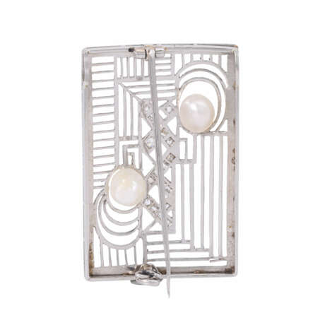 Art Deco brooch/pendant with diamonds - Foto 2