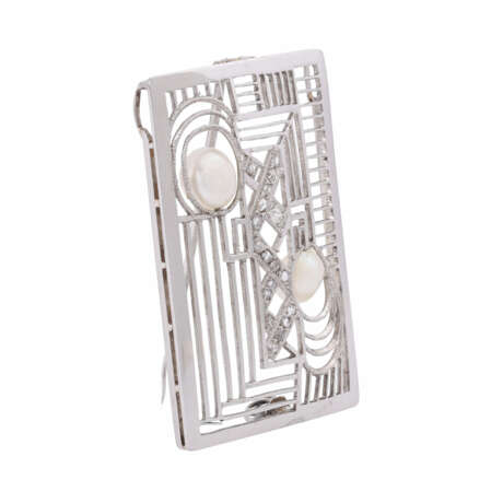 Art Deco brooch/pendant with diamonds - Foto 3