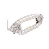 Art Deco brooch with pearls and diamonds - photo 3
