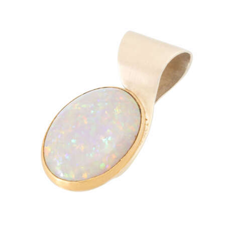 Pendant with crystal opal approx. 7 ct, - Foto 4