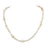 Chain with white opal beads - photo 1