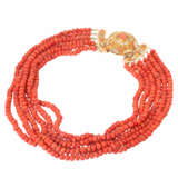 Coral necklace 6 rows - photo 4