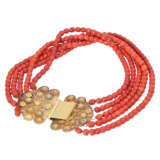 Beautiful coral necklace with high fine clasp, - Foto 3