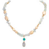 Beryl necklace, - фото 1