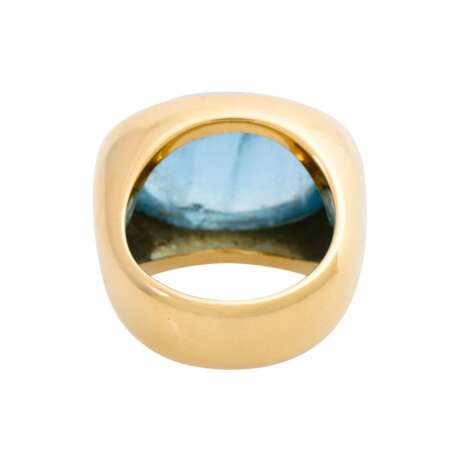 JACOBI Ring mit ovalem Aquamarincabochon, - Foto 4