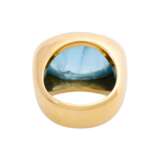 JACOBI Ring mit ovalem Aquamarincabochon, - фото 4