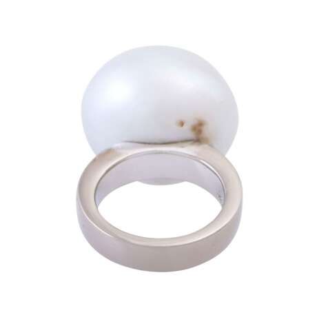 JACOBI ring with exceptionally large South Sea pearl, - Foto 4