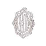 Art Deco fine pendant set with diamonds, - photo 3