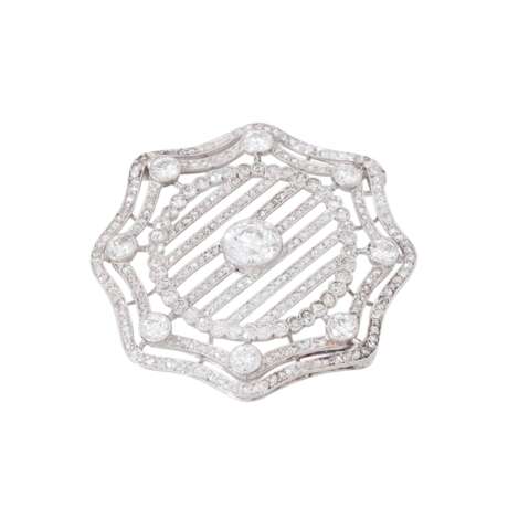 Art Deco fine pendant set with diamonds, - photo 4