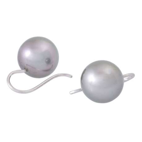 Earrings with Tahitian pearls, - Foto 3