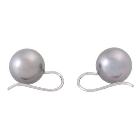 Earrings with Tahitian pearls, - Foto 4