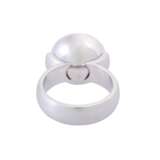 Ring with diamonds total ca. 0,415 ct, - Foto 4