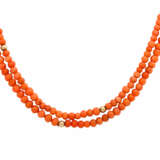 Set of 2 long coral necklaces - фото 2