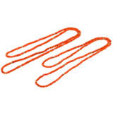 Set of 2 long coral necklaces - фото 3