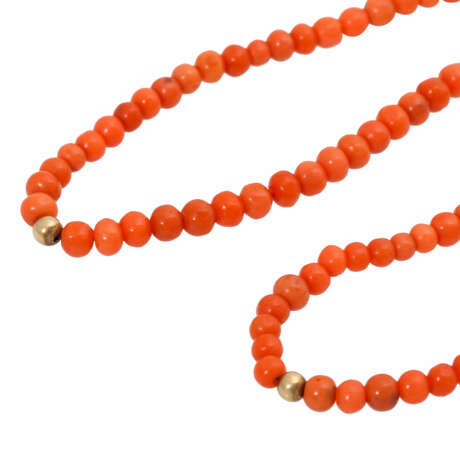 Set of 2 long coral necklaces - фото 4