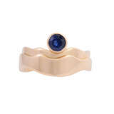 Ring with sapphire of about 0.4 ct, - photo 2