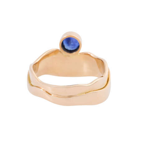 Ring with sapphire of about 0.4 ct, - photo 4