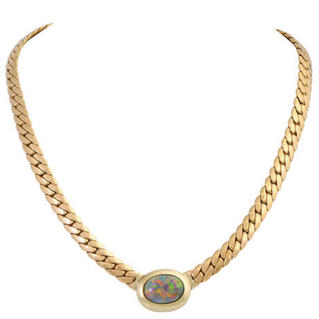 Necklace with opal cabochon - фото 1