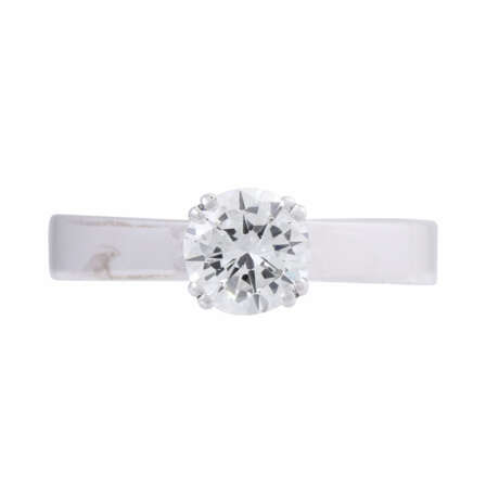 Ring mit Brillant-Solitaire ca. 1 ct, - Foto 2