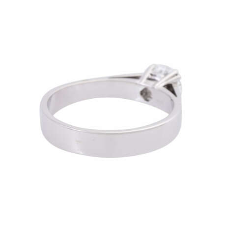 Ring mit Brillant-Solitaire ca. 1 ct, - Foto 3