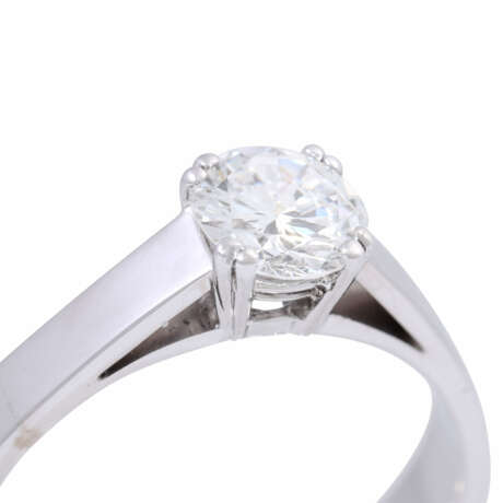 Ring mit Brillant-Solitaire ca. 1 ct, - фото 5