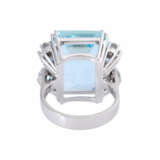 Ring with fine aquamarine of about 19,17 ct - фото 4
